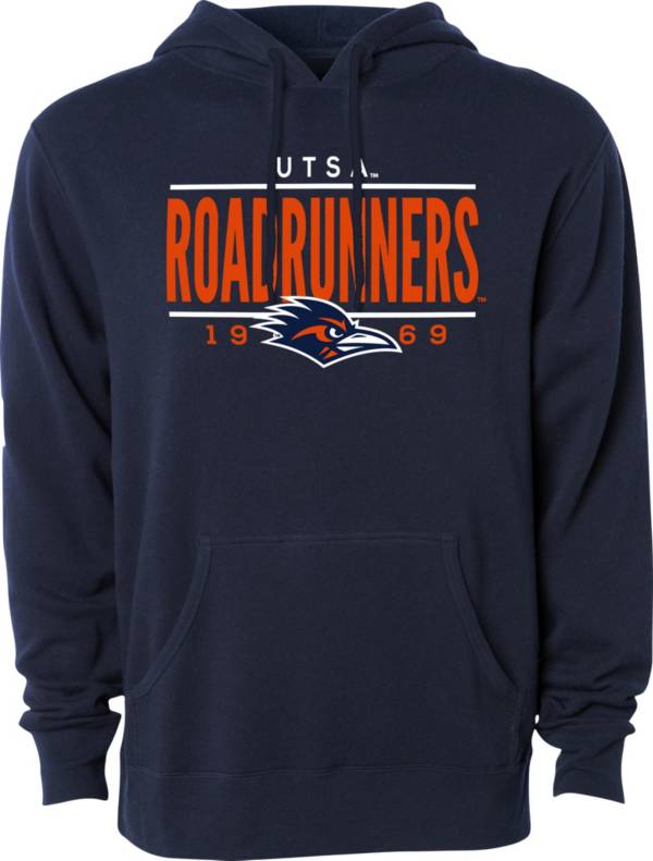 Image One Men's UT San Antonio Roadrunners Blue Hyperlocal Pullover Hoodie