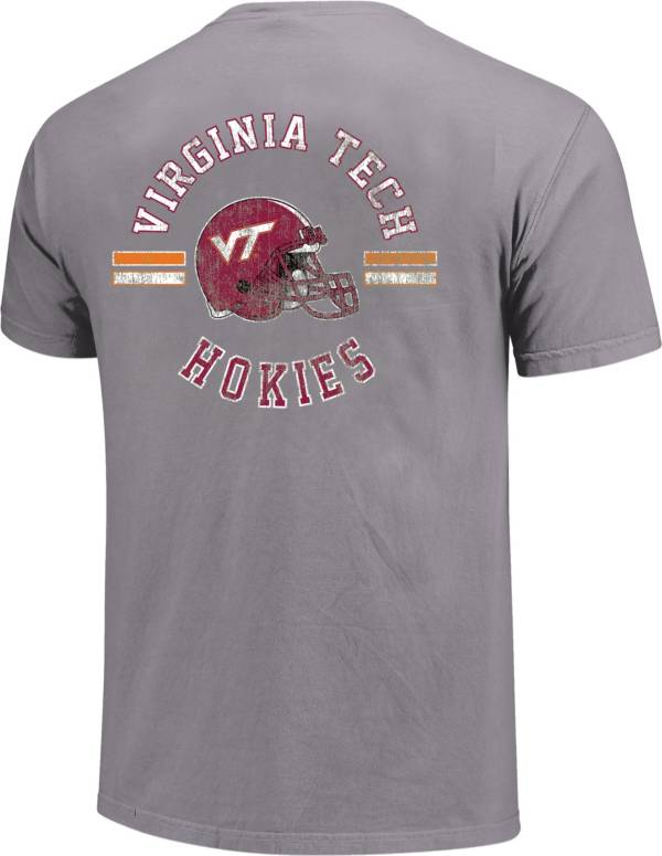 Image One Virginia Tech Hokies Grey Helmet Arch T-Shirt product image