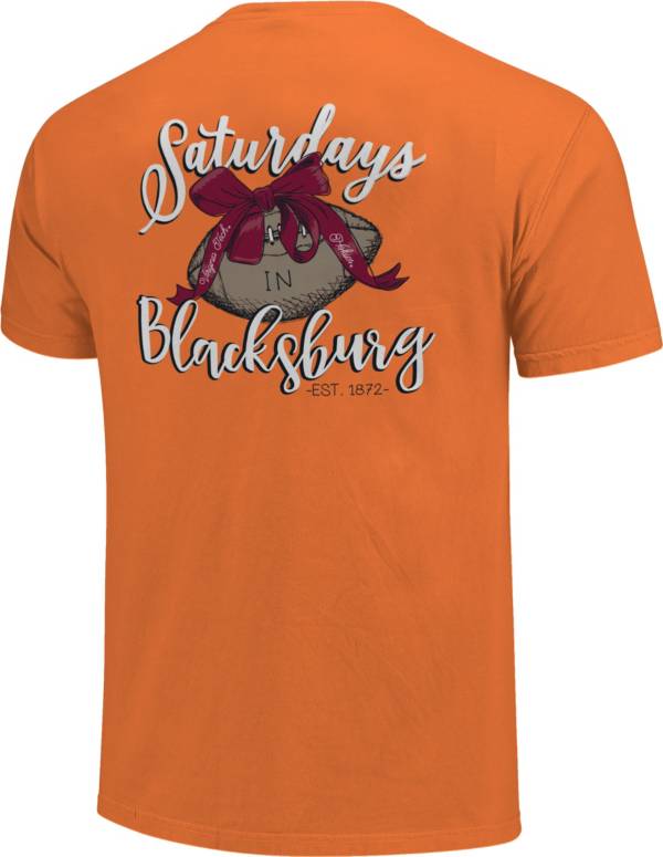 Image One Virginia Tech Hokies Burnt Orange Laces & Bows T-Shirt product image