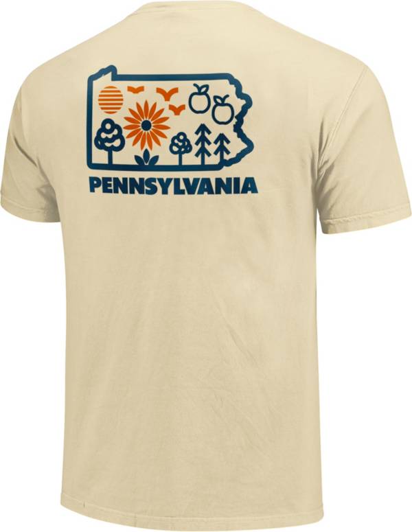 Image One Men's Pennsylvania Bold State Graphic T-Shirt