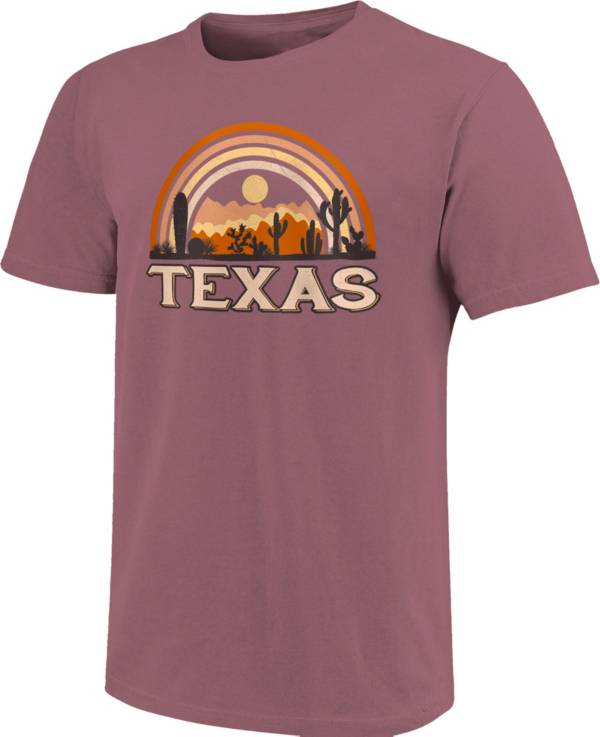 Image One Men's Desert Rainbow Sunset Graphic T-Shirt product image