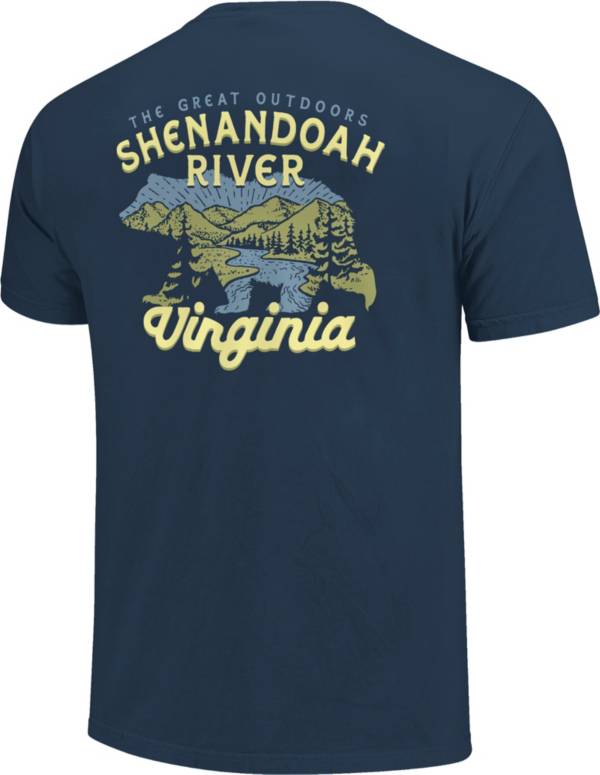 Image One Men's Virginia Bear Mountains Graphic T-Shirt