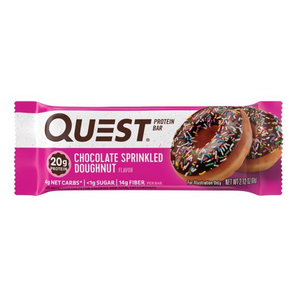 Quest Chocolate Sprinkled Doughnut Protein Bar