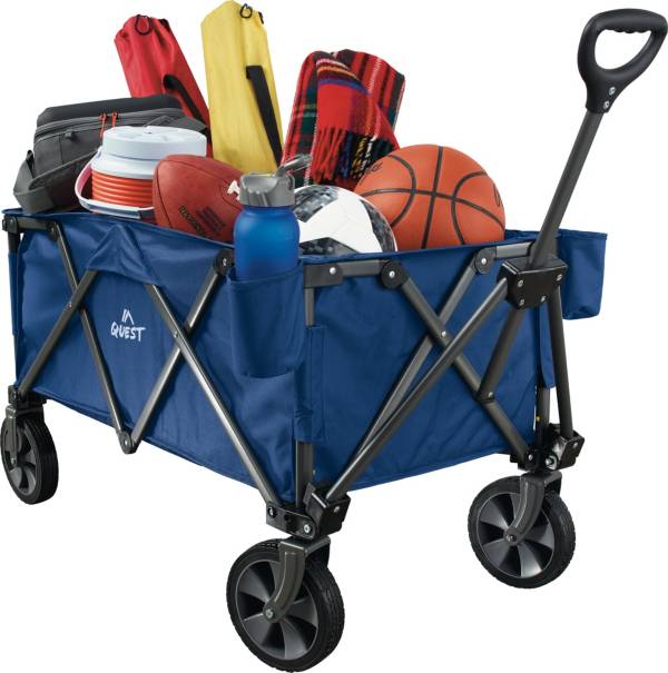 Quest Quad Fold Wagon with 360 Degree Wheels