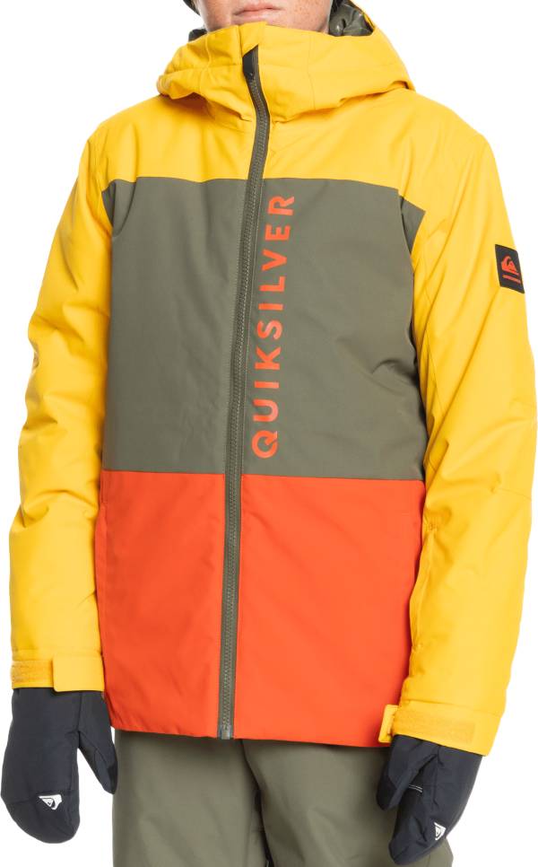 Quicksilver Boys' Side Hit Snow Jacket