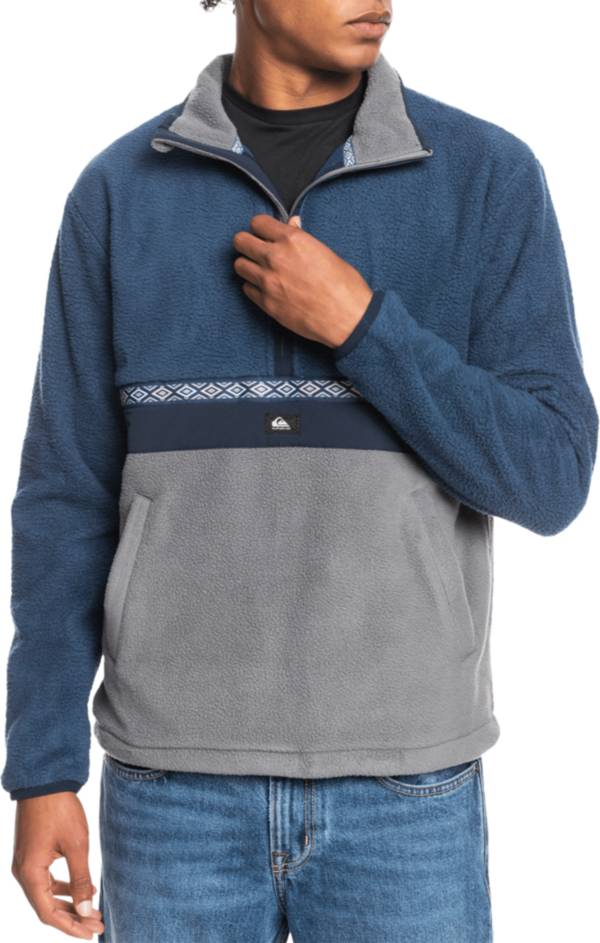 Quiksilver Men's Clean Coasts Fleece Half-Zip Pullover