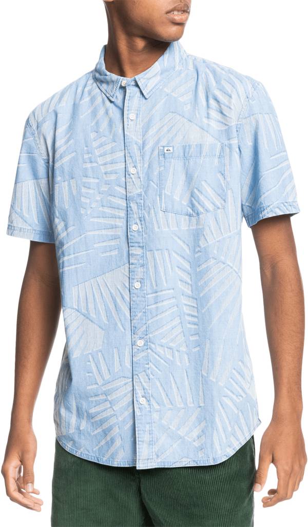 Quiksilver Men's Island Vibrations Short Sleeve Shirt