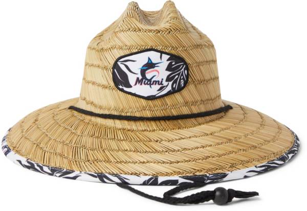 Reyn Spooner Men's Miami Marlins Aloha Straw Hat