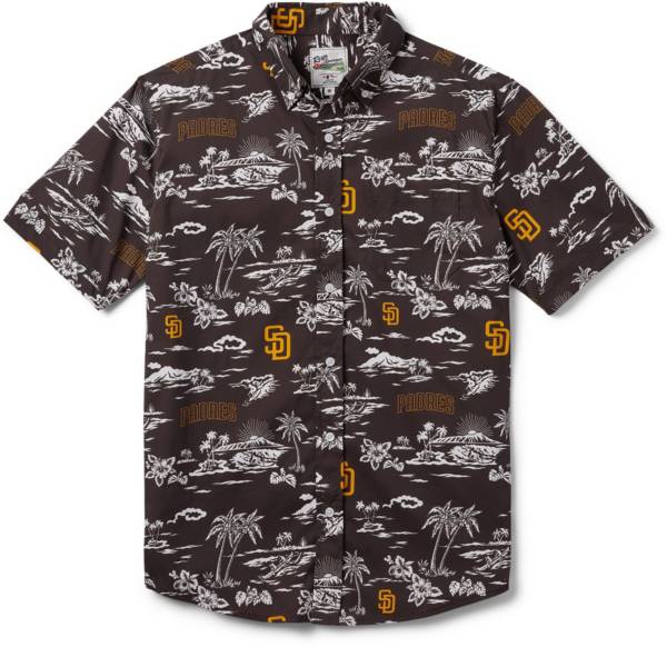 Reyn Spooner Men's San Diego Padres Brown Performance Button-Down Shirt