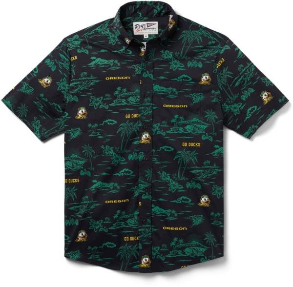 Reyn Spooner Men's Oregon Ducks Black Classic Button-Down Shirt