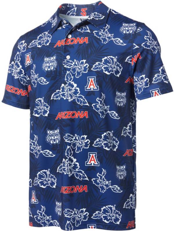 Reyn Spooner Men's Arizona Wildcats Navy Performance Polo