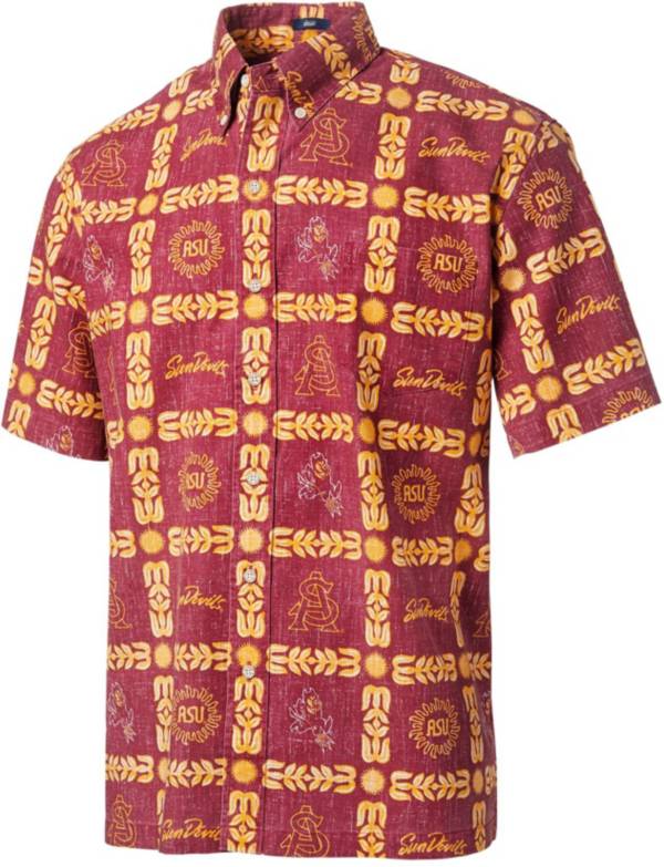 Reyn Spooner Men's Arizona State Sun Devils Maroon Classic Button-Down Shirt