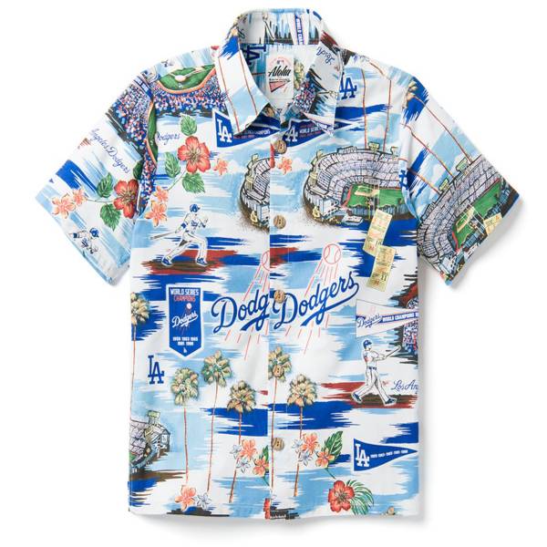 Reyn Spooner Youth Los Angeles Dodgers Scenic Button-Down Shirt