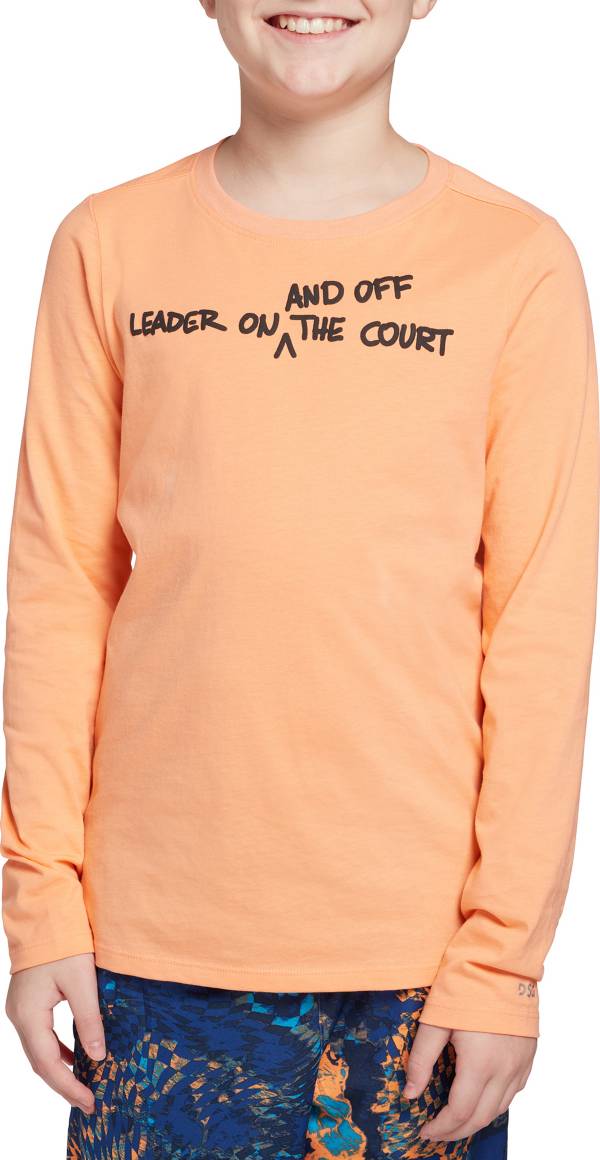 DSG Boys' Cotton Long Sleeve Graphic T-Shirt