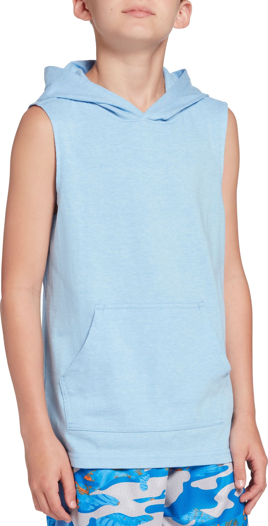 male sleeveless hoodie