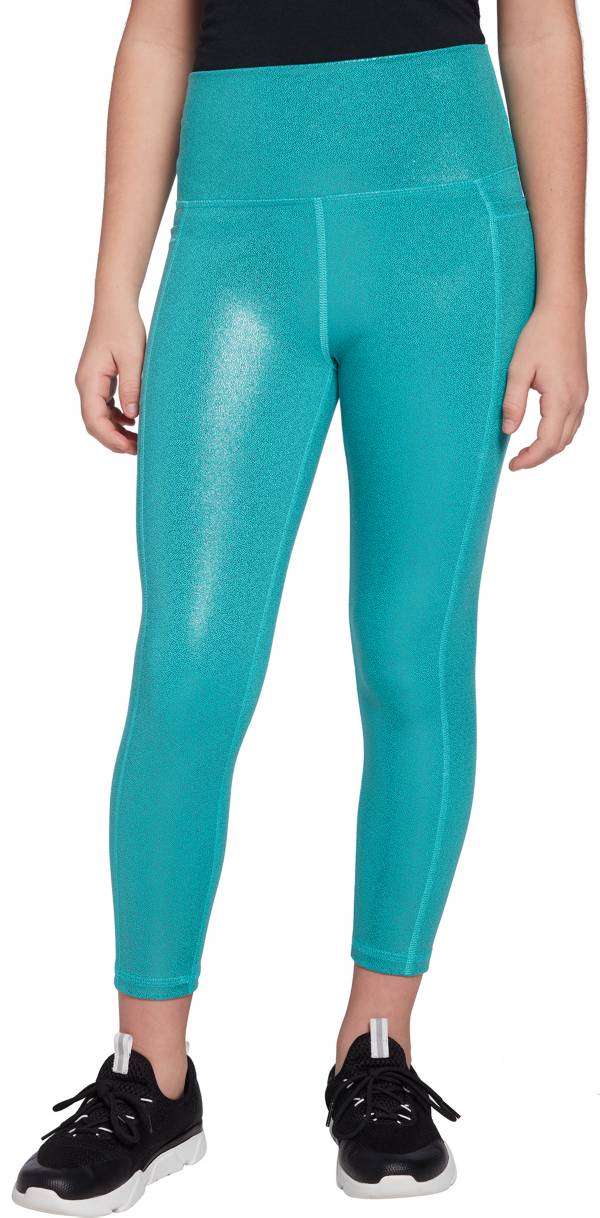 DSG Girls' High Rise Foil 7/8 Tights