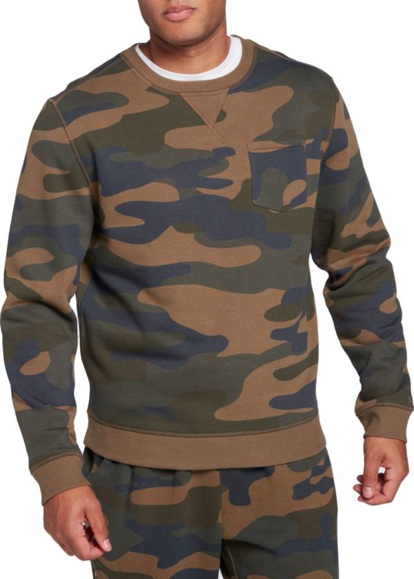 DSG Men's Print Fleece Crewneck Long Sleeve Shirt product image