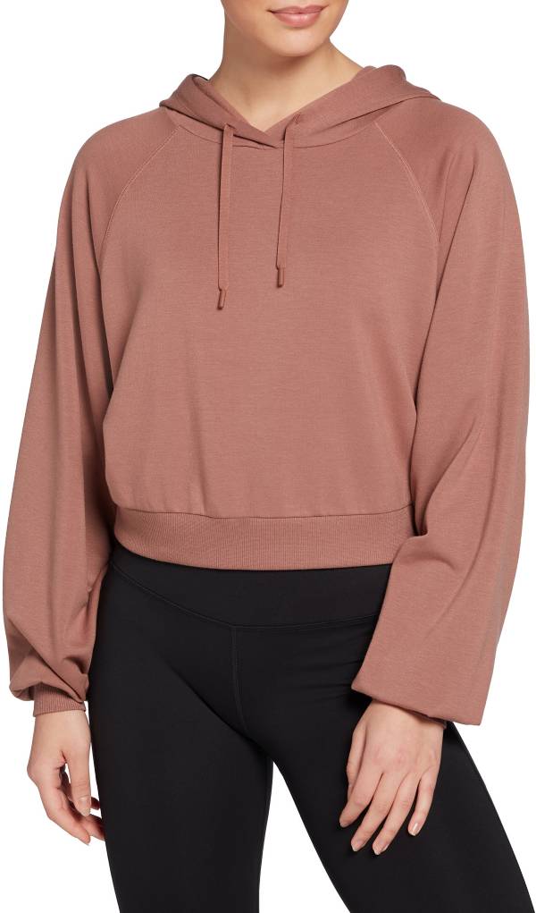 DSG Women's Cropped Dolman Raglan Hoodie