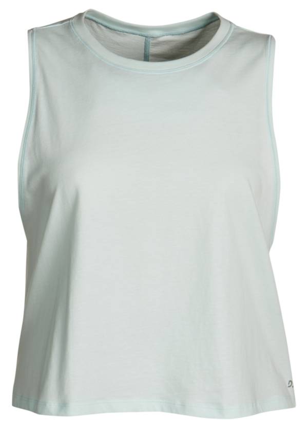 DSG Women's Cotton Cropped Muscle Tank Top