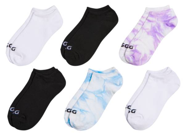 DSG Women's Low Cut Liner Socks Multicolor 6 Pack