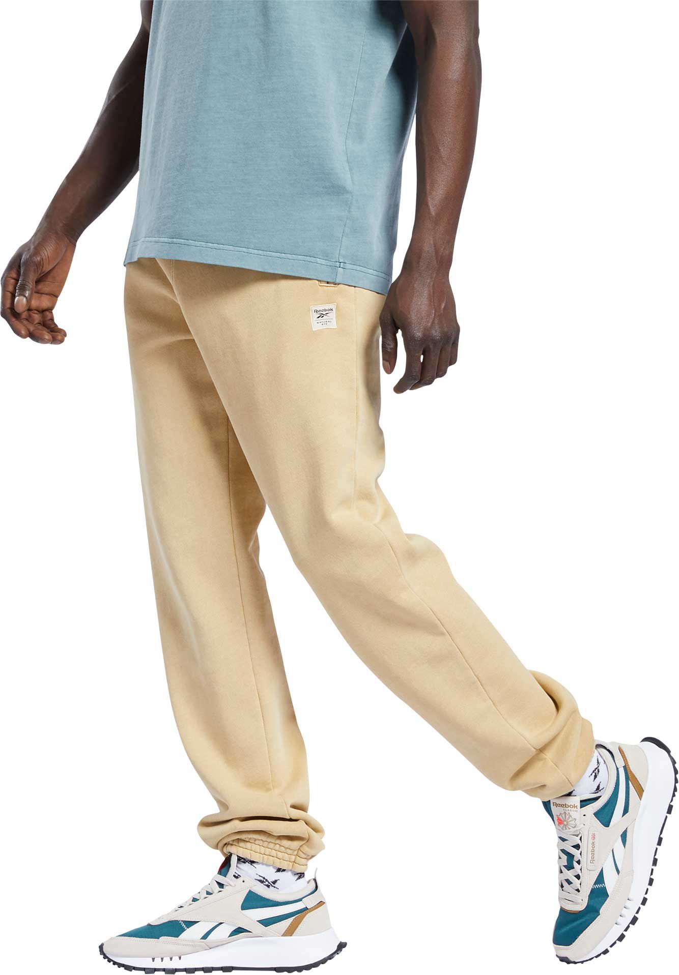 reebok men's jersey tapered pants