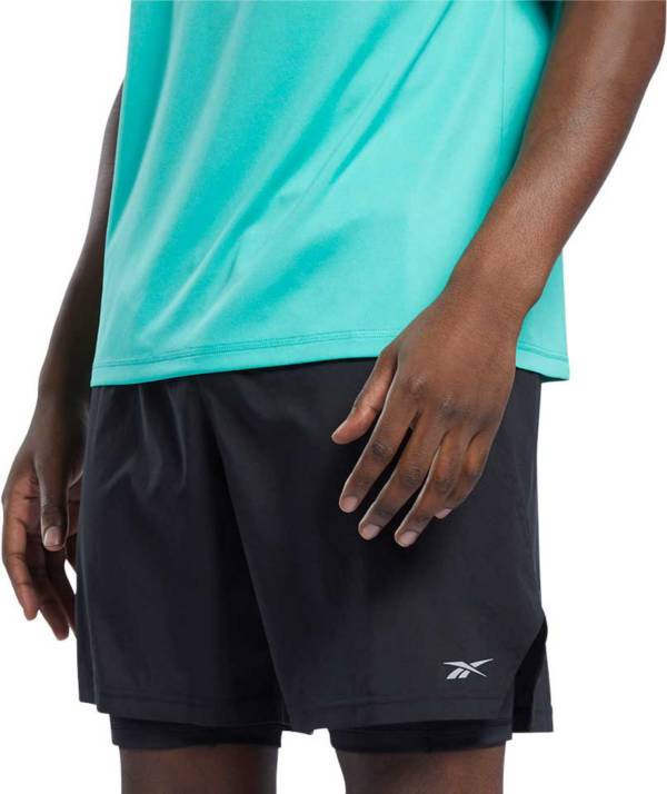 Reebok Men's Running Two-in-One Shorts