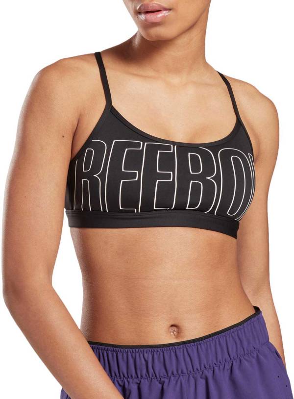 Reebok Women's Solid Skinny Bra