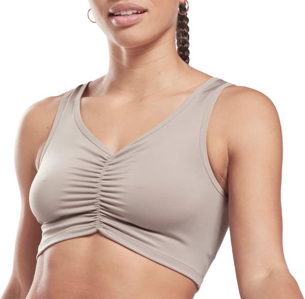 Reebok Women's Ruched Cropped Tank Top