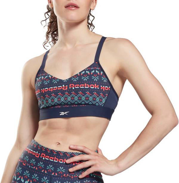 Reebok Women's TS Lux Strappy Sports Bra