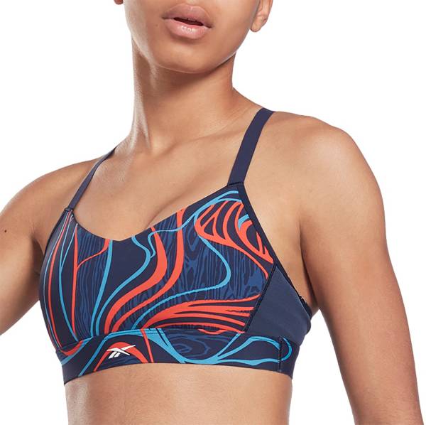 Reebok Women's TS Lux Strappy Sports Bra