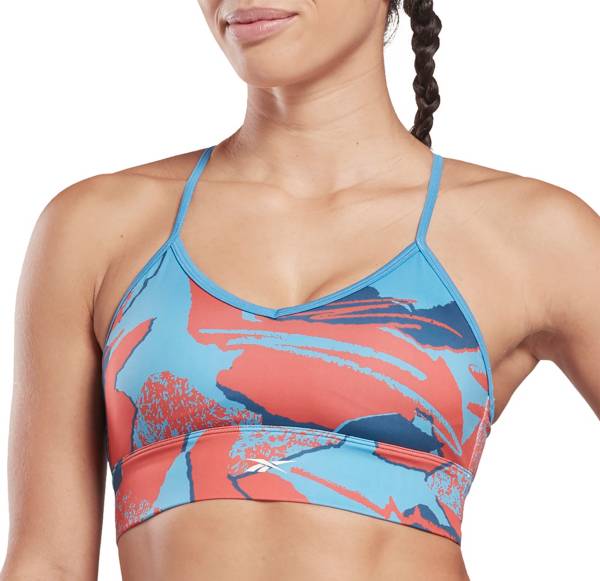 Reebok Women's Workout Ready Printed Sports Bra