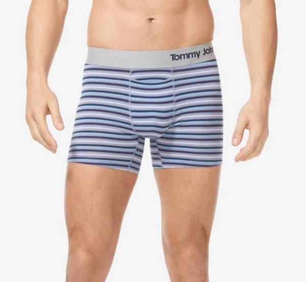 Tommy John Men's Cool Cotton 8" Boxer Briefs