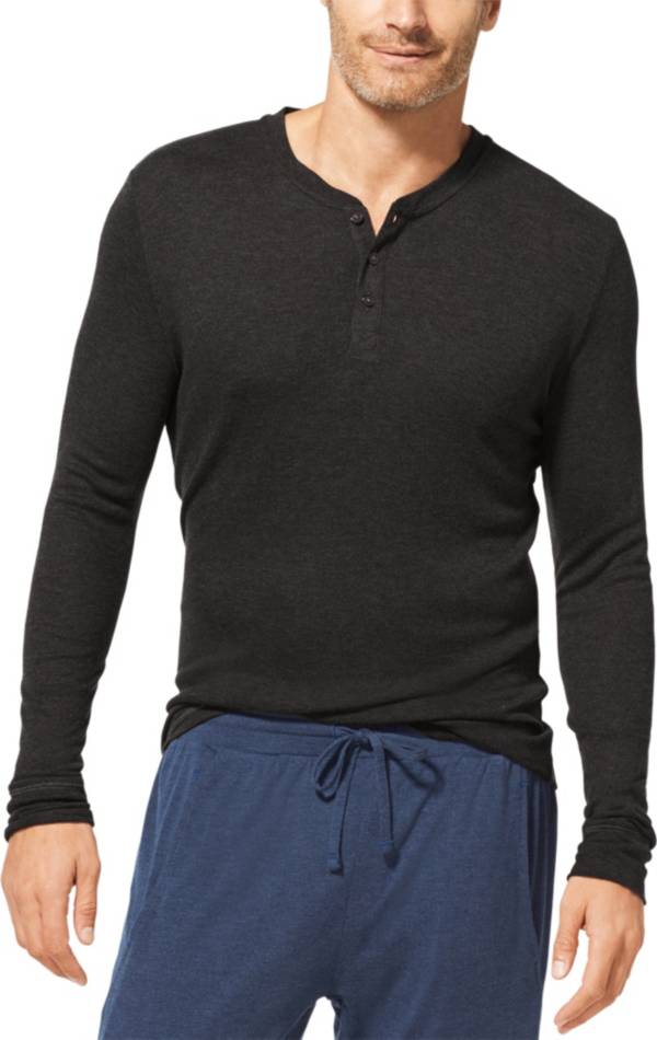 Tommy John Men's Lounge Henley Long Sleeve Shirt