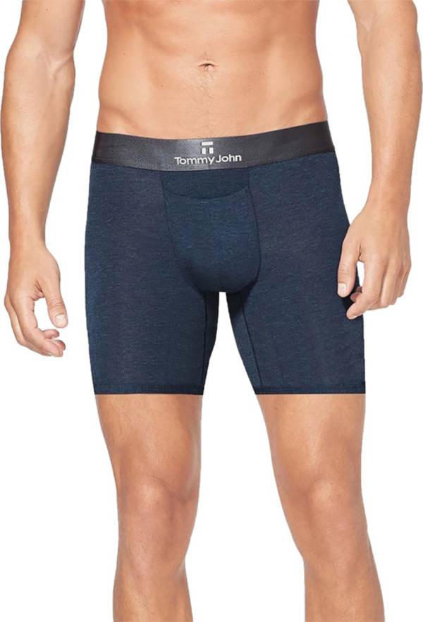 Tommy John Men's Second Skin Mid Length 6" Boxer Briefs