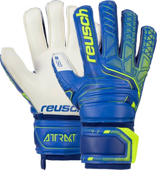Reusch Adult Attrakt SG Finger Support Soccer Goalkeeper Gloves