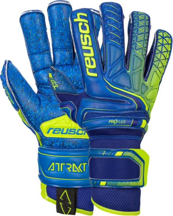 Reusch Adult Attrakt Freegel G3 Finger Support Soccer Goalkeeper Gloves