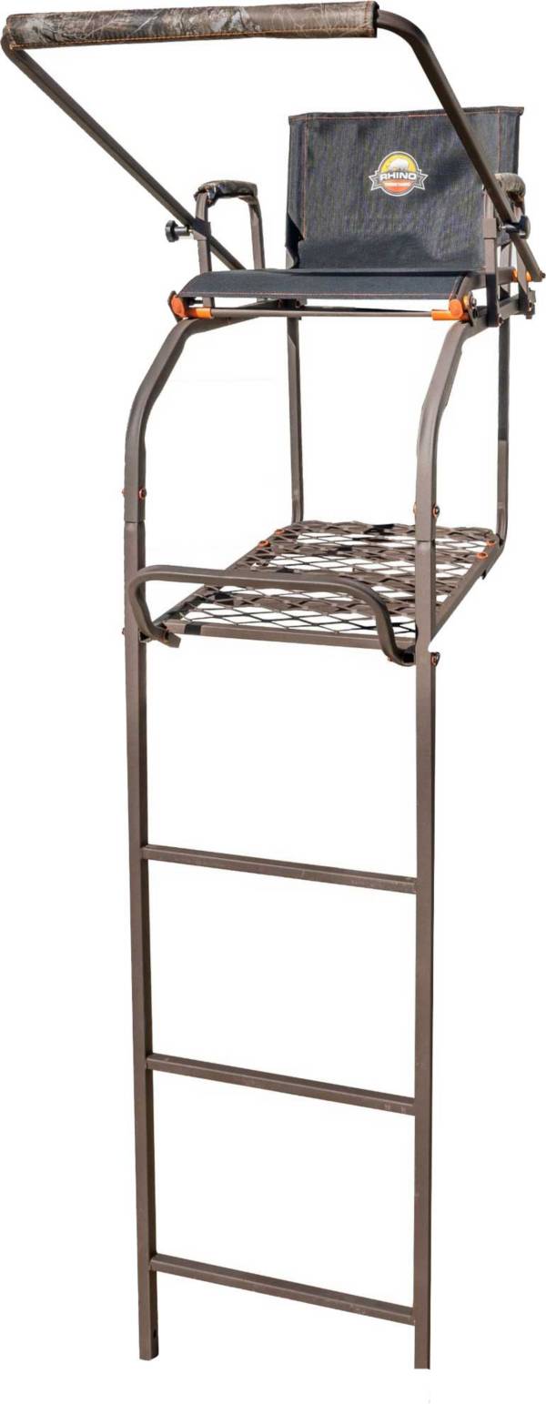 Rhino 1-Person 16 ft. Ladder Stand with Full Platform