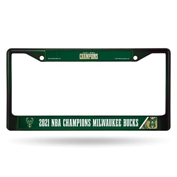 Rico 2021 NBA Champions Milwaukee Bucks Chrome Frame