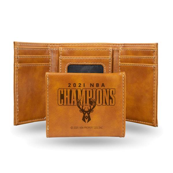 Rico 2021 NBA Champions Milwaukee Bucks Engraved Trifold