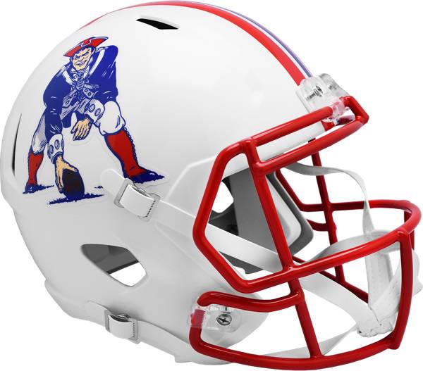 Riddell New England Patriots Speed Replica 1990-1992 Throwback Football Helmet