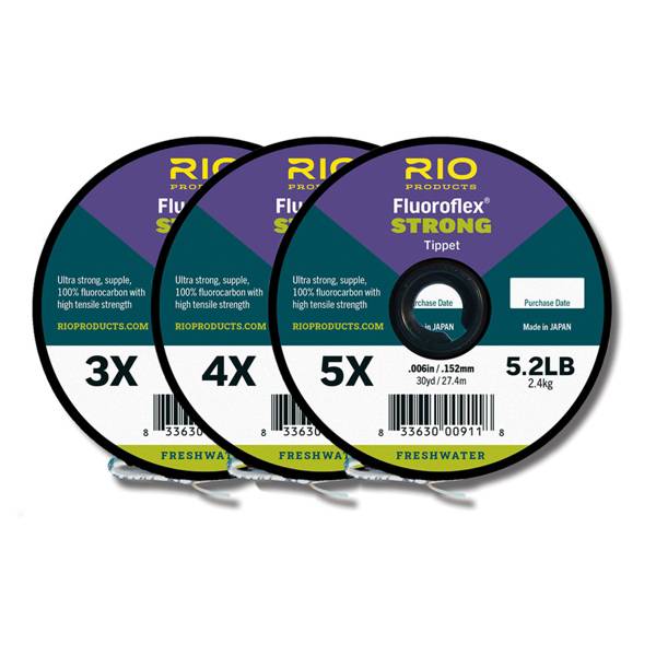 Rio Fluoroflex Strong Tippet - 3 Pack