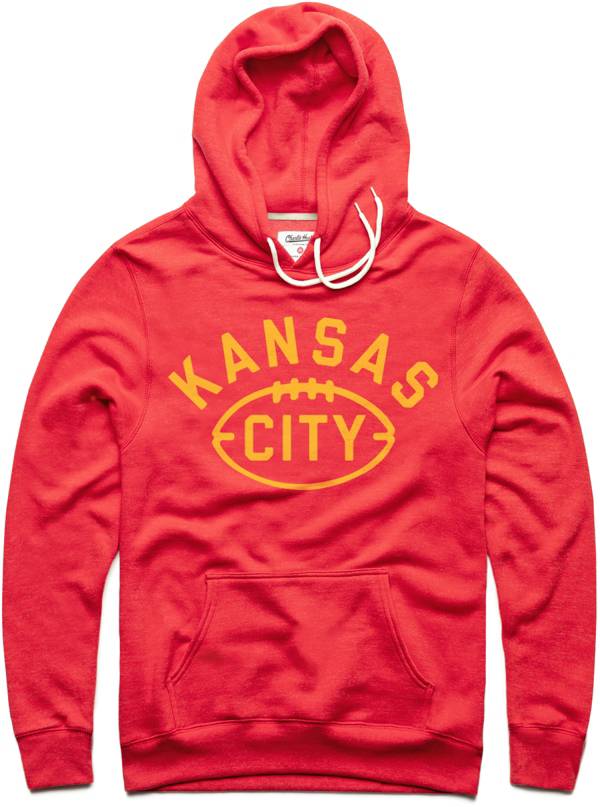 Charlie Hustle KC Football Red Pullover Hoodie product image