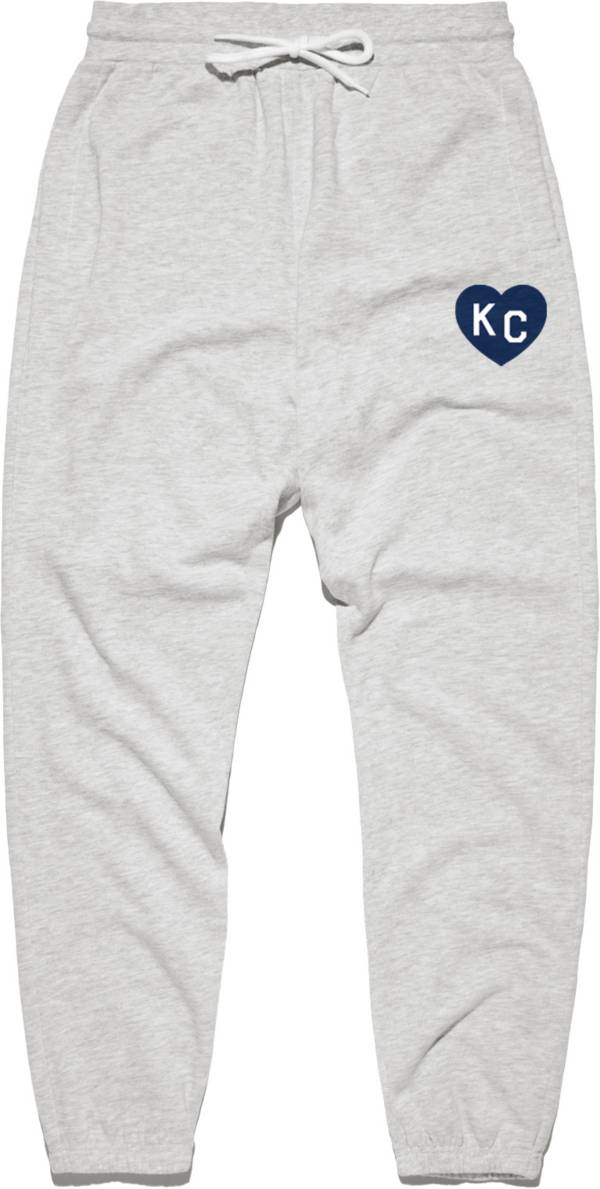 Charlie Hustle KC Heart Vintage Grey Sweatpants