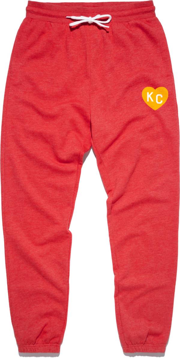 Charlie Hustle KC Heart Vintage Red Sweatpants