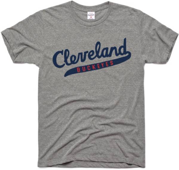 Charlie Hustle Cleveland Buckeyes Grey Museum T-Shirt