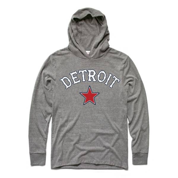 Charlie Hustle Detroit Stars Grey Pullover Hoodie