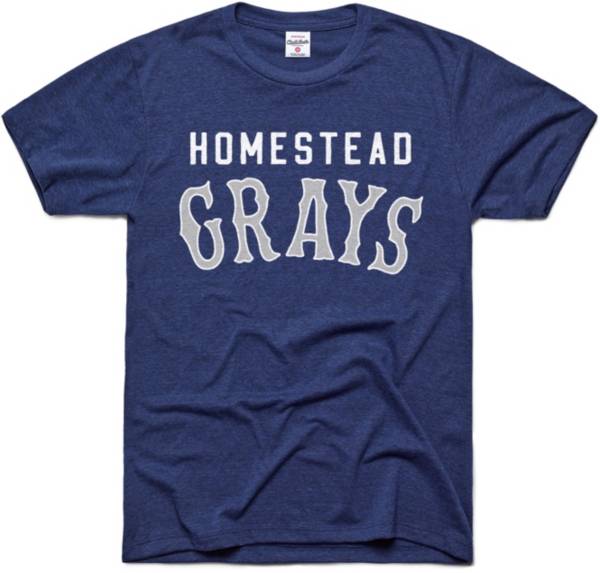 Charlie Hustle Homestead Grays Navy Museum T-Shirt