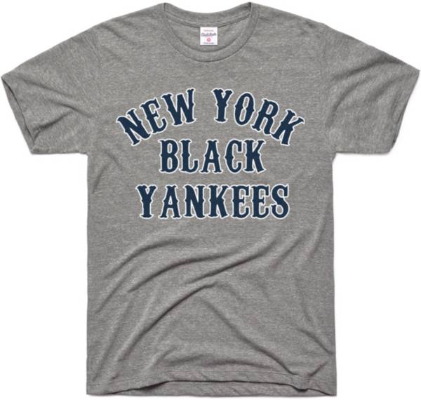 Charlie Hustle New York Black Yankees Grey Museum T-Shirt