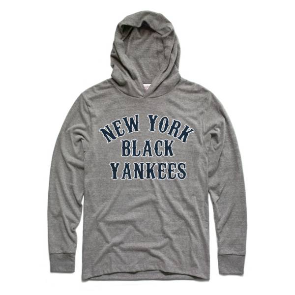 Charlie Hustle New York Black Yankees Grey Pullover Hoodie product image