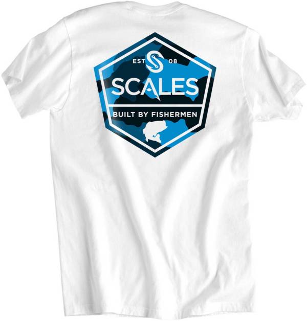 SCALES Men's Freshwater Built Premium Short Sleeve T-Shirt